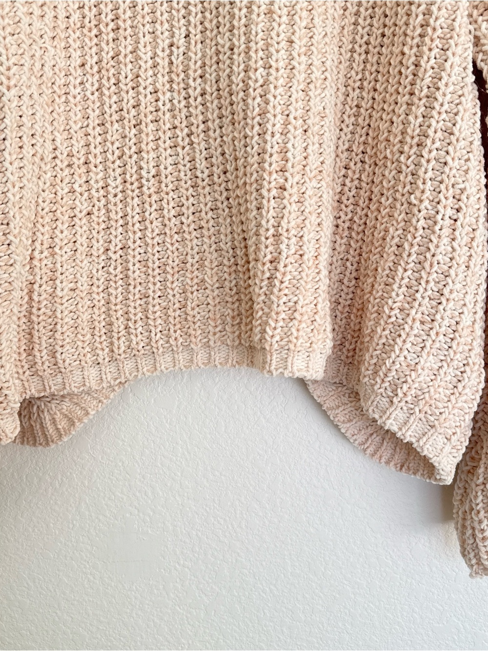 Anthropologie POL Cream Knit Sweater Size Large - Picture 6 of 9